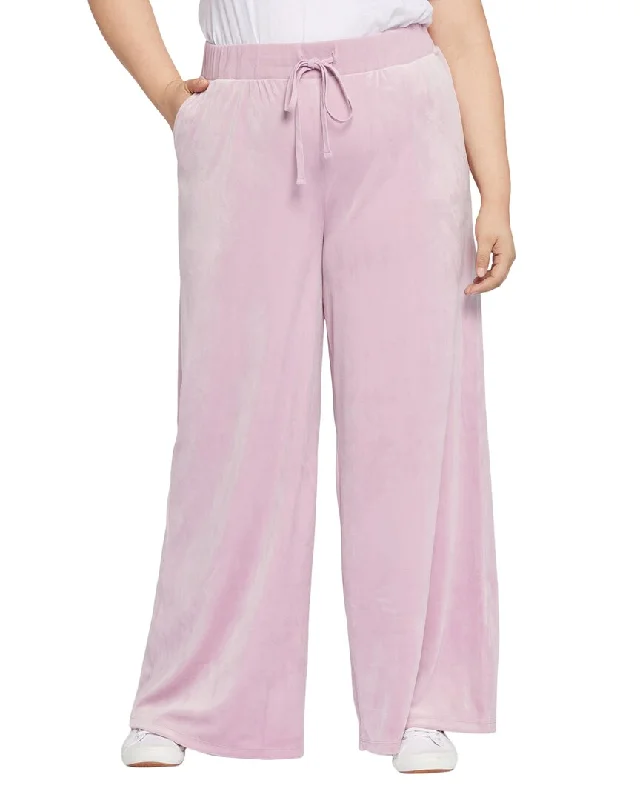 Price Cut NYDJ Plus Wide Leg Dawn Pink Drawstring Jean
