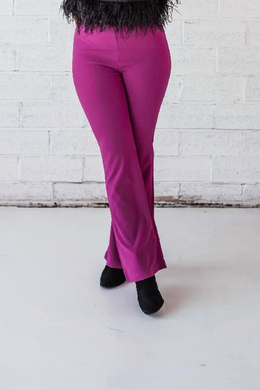 Blowout Sale Paint The Town Pants In Electric Magenta