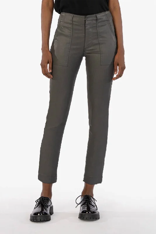Midnight Madness Reese Straight Leg Jeans In Grey