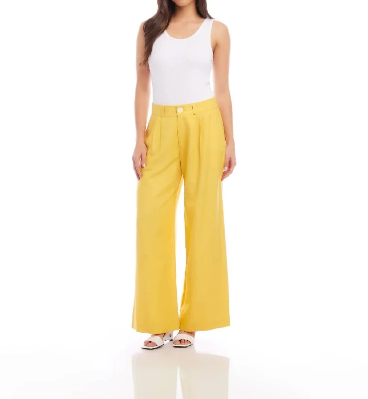 Selby Trousers In Yellow