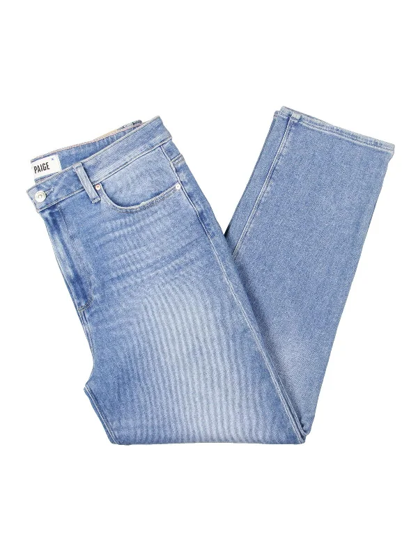 Exclusive Offers Stella Womens High Rise Cropped Straight Leg Jeans
