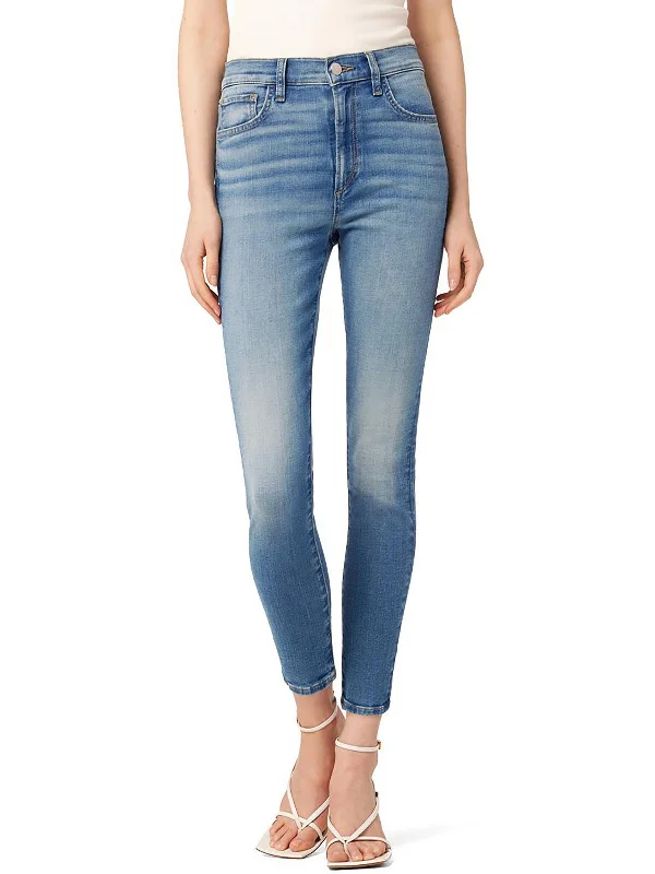 Shop and Save The Charlie Womens High-Rise Crop Skinny Jeans
