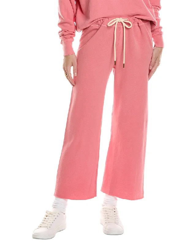Lowest Price THE GREAT The Wide Leg Cropped Sweatpant