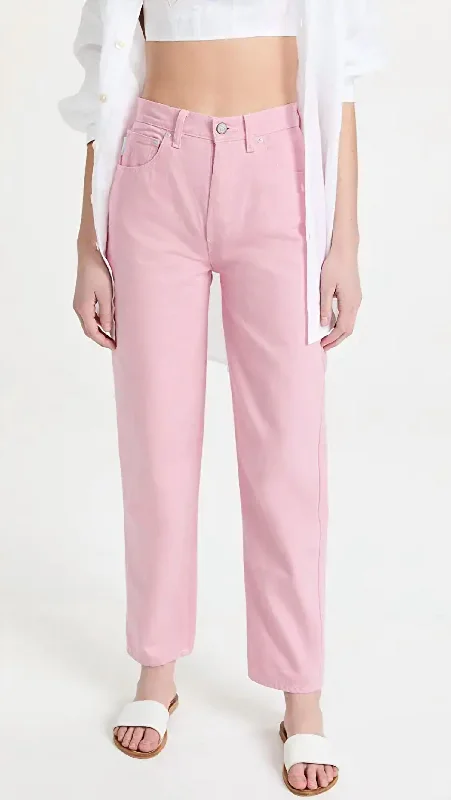 Hurry In The Toby High Rise Jean In Tickled Pink