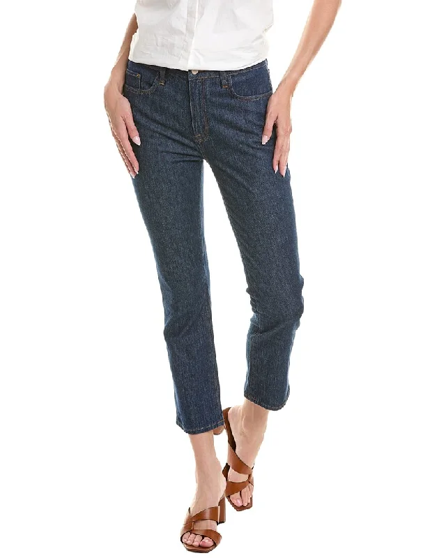 New Deals Triarchy Ms. Hawn Dark Indigo High-Rise Cropped Loose Skinny Jean