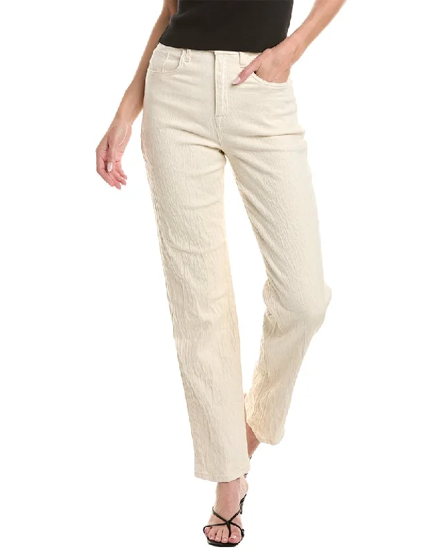 Deal Alert Triarchy Ms. Triarchy Off White High-Rise Straight Jean