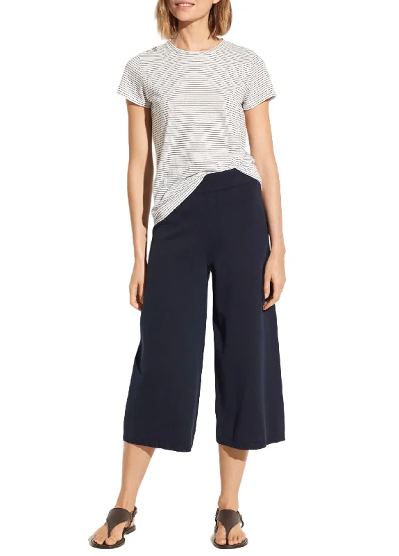 Price Rollback Washed Culotte Pant In Navy