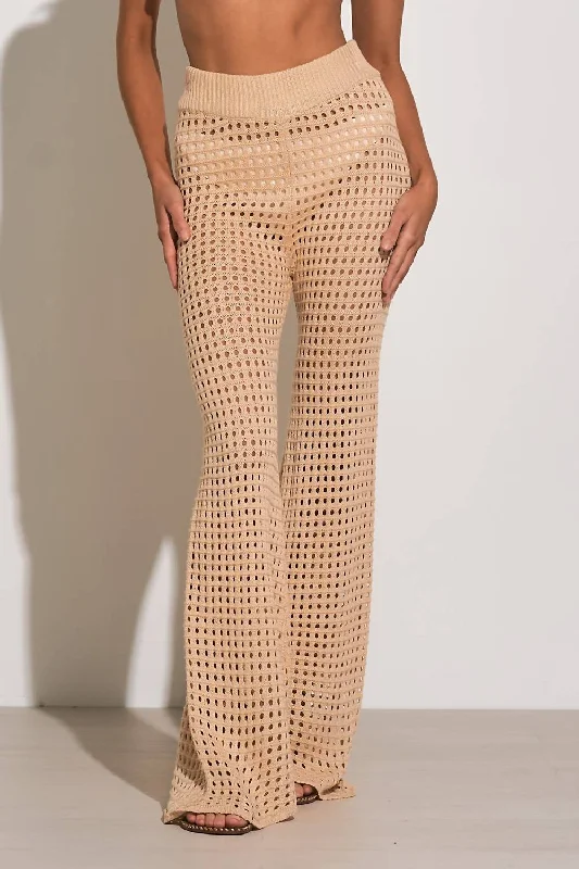 Final Markdown Women's All Natural Crochet Pants
