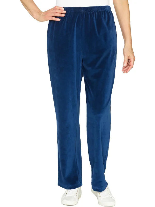 Must-Have Deals Womens Casual Ribbed Straight Leg Pants