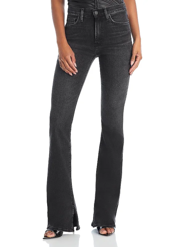 Final Clearance Womens High Rise Faded Bootcut Jeans