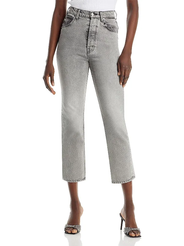 Exclusive Deal Womens High Rise Fare Legs Cropped Jeans