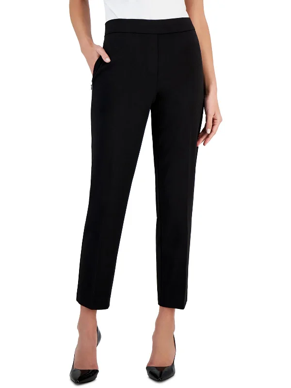 Year-End Clearance Womens High-Rise Polyester Ankle Pants