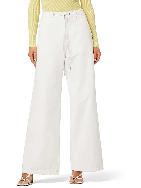 Final Markdown Womens High Rise Trouser Wide Leg Jeans