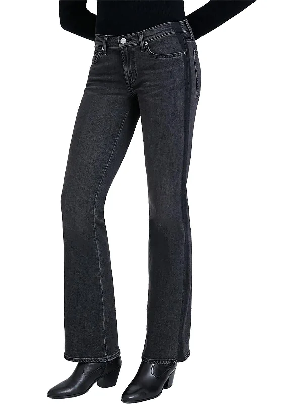 Price Rollback Womens Low-Rise Whisker Wash Bootcut Jeans