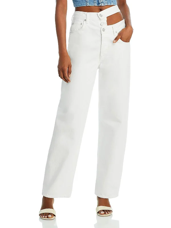 Bonus Savings Womens Organic Cotton Straight Leg Jeans
