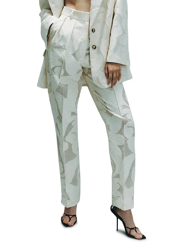 YEAR-End Clearance Womens Paisley Cotton Straight Leg Pants