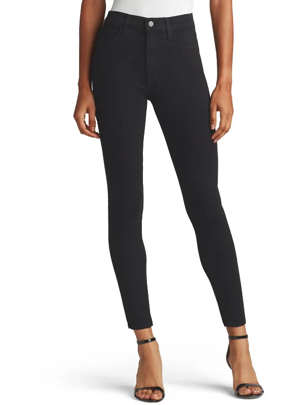 Super Deal Womens Pocket Cotton Ankle Pants