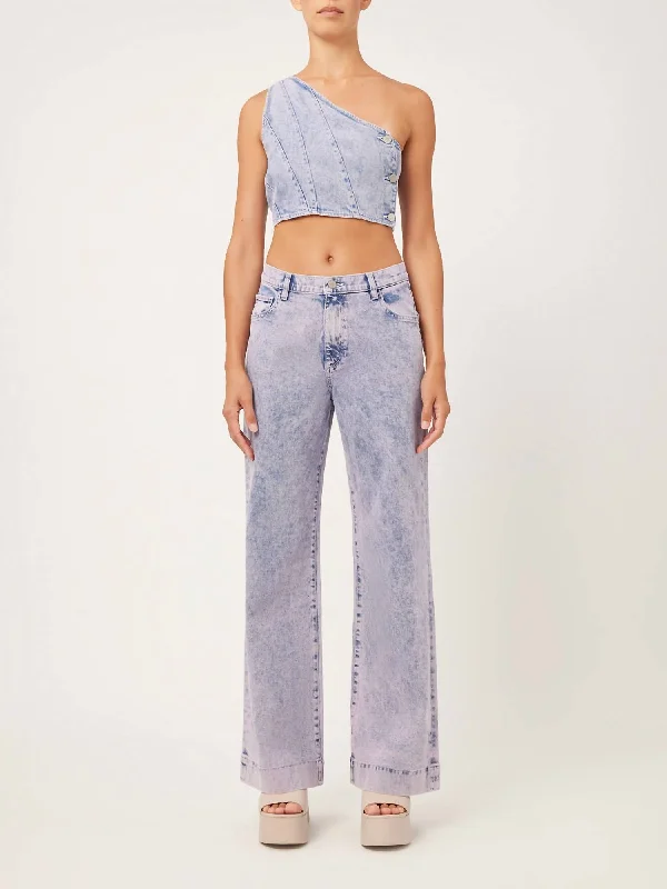 Amazing Deals Zoie Wide Leg Relaxed Vintage Jeans In Pfeiffer Beach