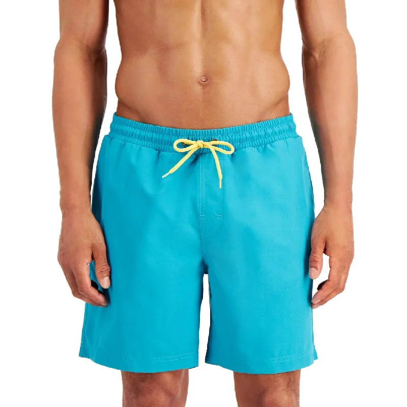 Club Room Mens Performance Beachwear Swim Trunks