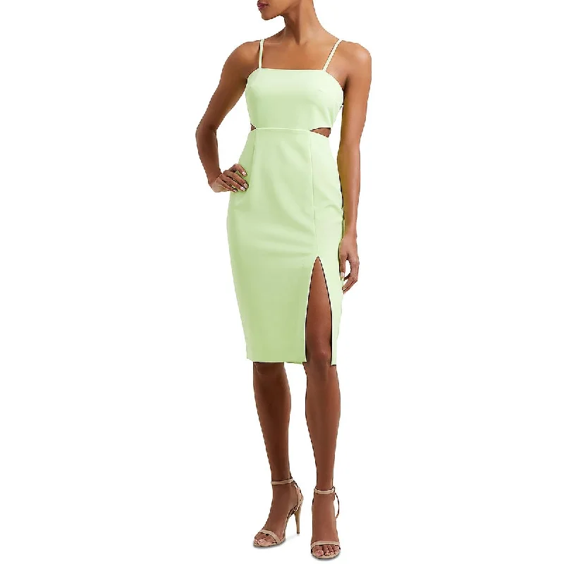 French Connection Womens Echo Cut-Out Knee-Length Cocktail And Party Dress