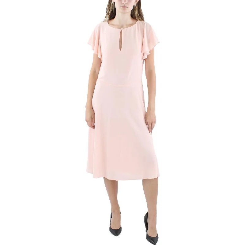 Lauren Ralph Lauren Womens Office Business Fit & Flare Dress