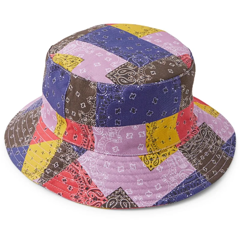 Sun + Stone Mens Twill Paisley Bucket Hat