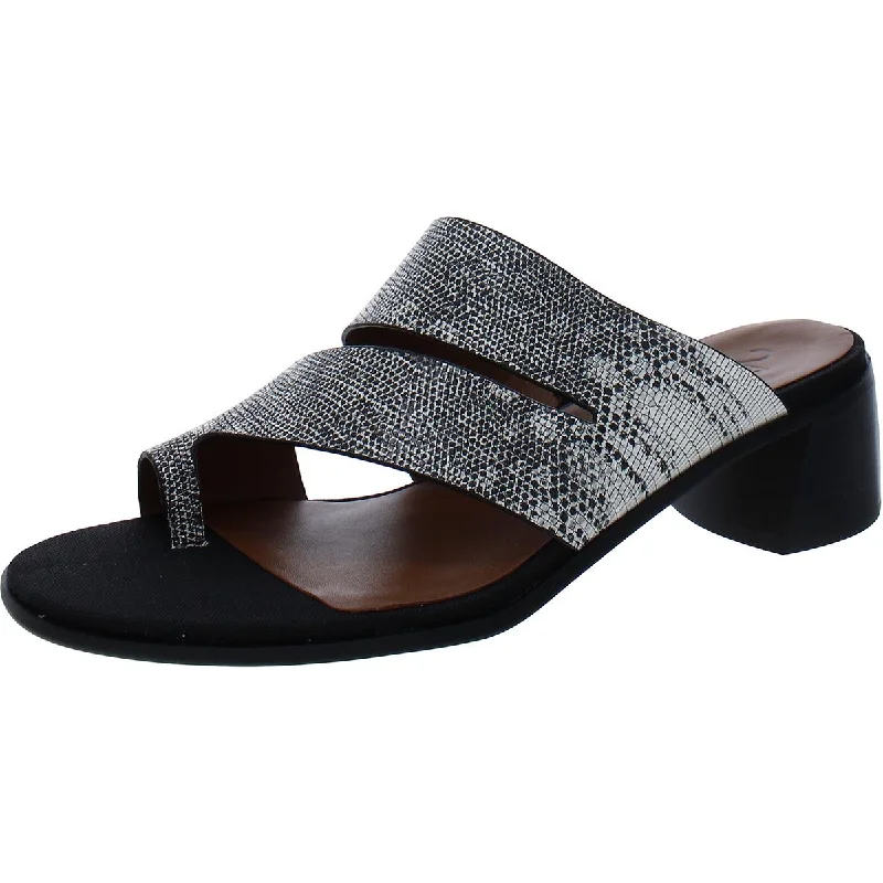 Deal of the Week 27 Edit Womens Karyl 2 Leather Snake Print Heels
