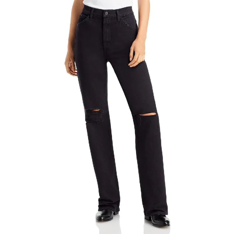 Markdowns 7 For All Mankind Womens Tall Boot Distressed Bootcut Jeans
