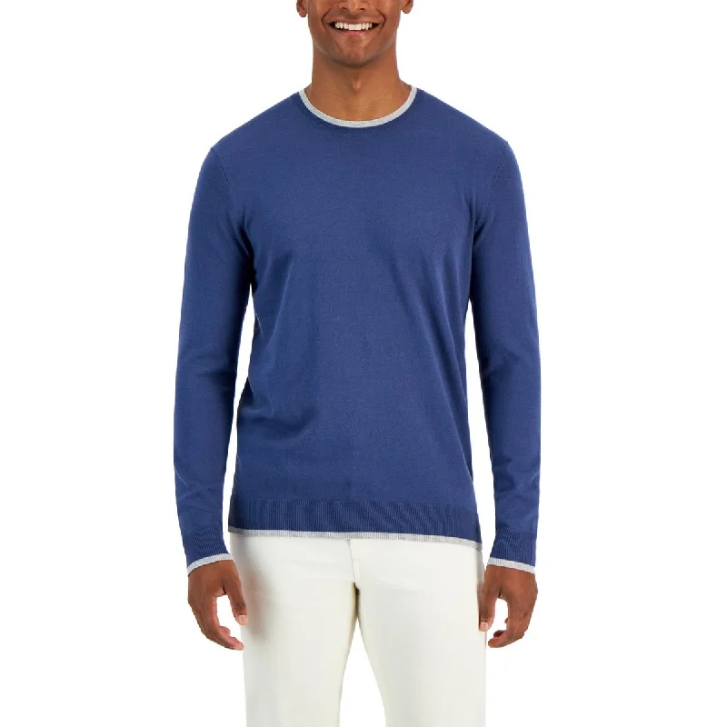 Seasonal Clearance Alfani Mens Crewneck Casual Pullover Sweater