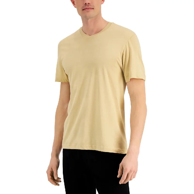 New Markdowns Alfani Mens V-Neck Short Sleeve T-Shirt