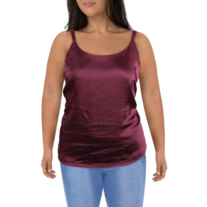 Price Buster Bar III Womens Plus Satin Sleeveless Cami