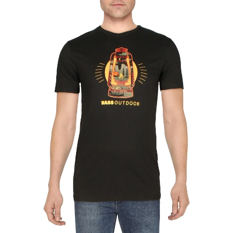 New Deals BASS OUTDOOR Mens Cotton Crewneck Graphic T-Shirt