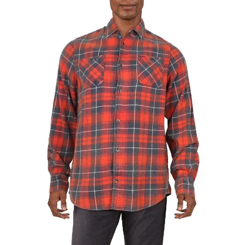 Price Drop Alert Buffalo David Bitton Mens Cotton Plaid Button-Down Shirt