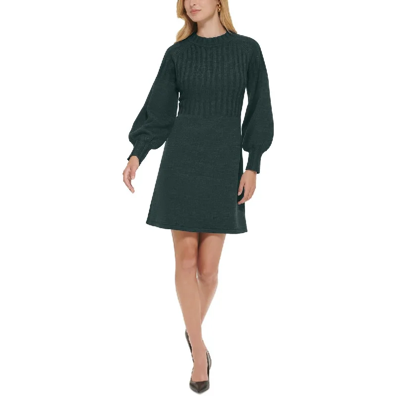 Instant Discount Calvin Klein Womens Knit Midi Sweaterdress