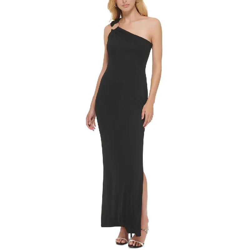 Reduced Prices Calvin Klein Womens O Ring One Shoulder Evening Dress