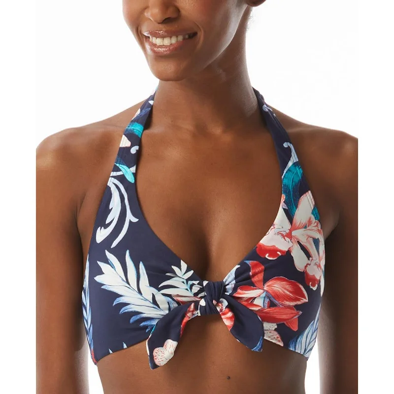 Amazing Deals Carmen Marc Valvo Womens Floral Bikini Bikini Swim top