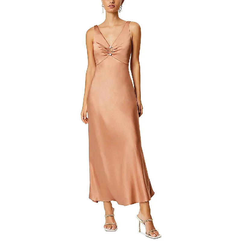 Price Meltdown Elliatt Womens Hidden Zipper Midi Evening Dress