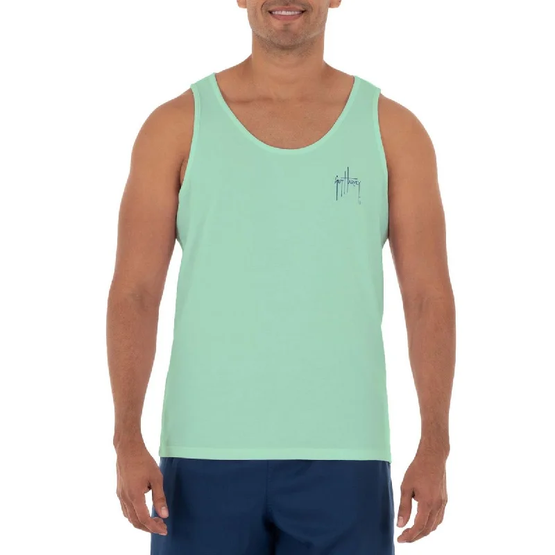 Price Cut Guy Harvey Mens Cotton Graphic Tank Top