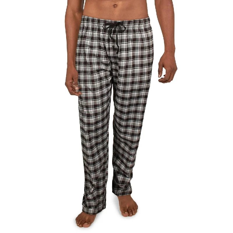 Markdown Madness Hanes Mens Cotton Plaid Sleep Pant
