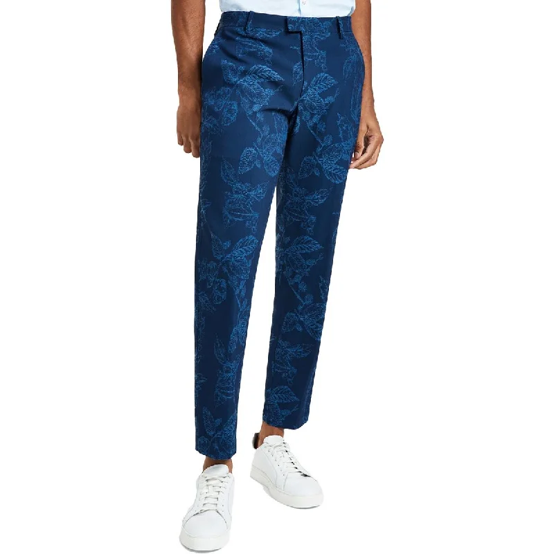Low Prices INC Mens Leaf Print Slim Fit Skinny Pants