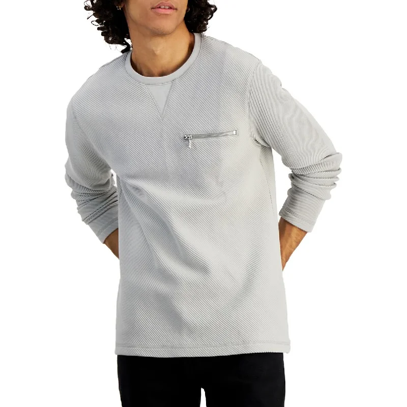 Extra Discounts INC Mens Ribbed Crewneck Thermal Shirt