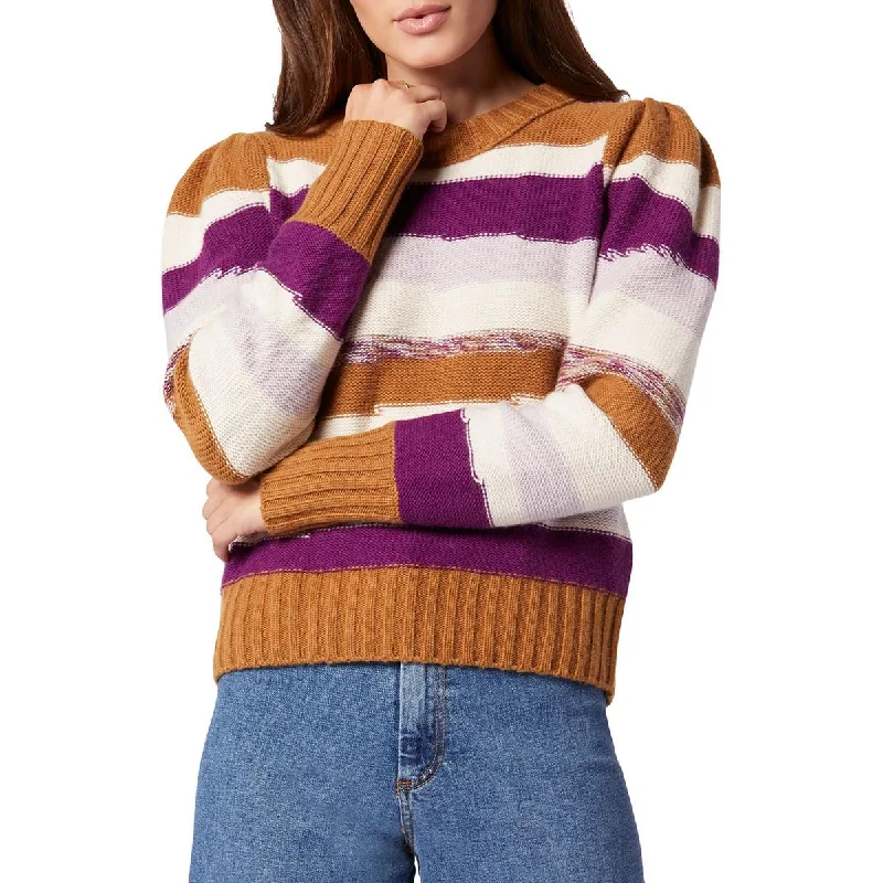 Holiday Sale Joie Womens Ronsard Wool Striped Crewneck Sweater