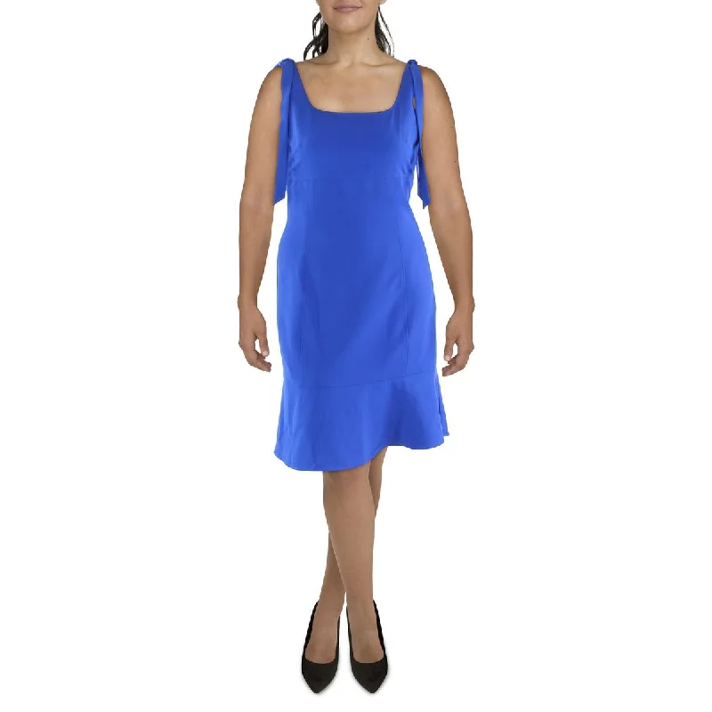 Deal Alert Julia Jordan Womens Tie Shoulder Scoop Neck Midi Dress