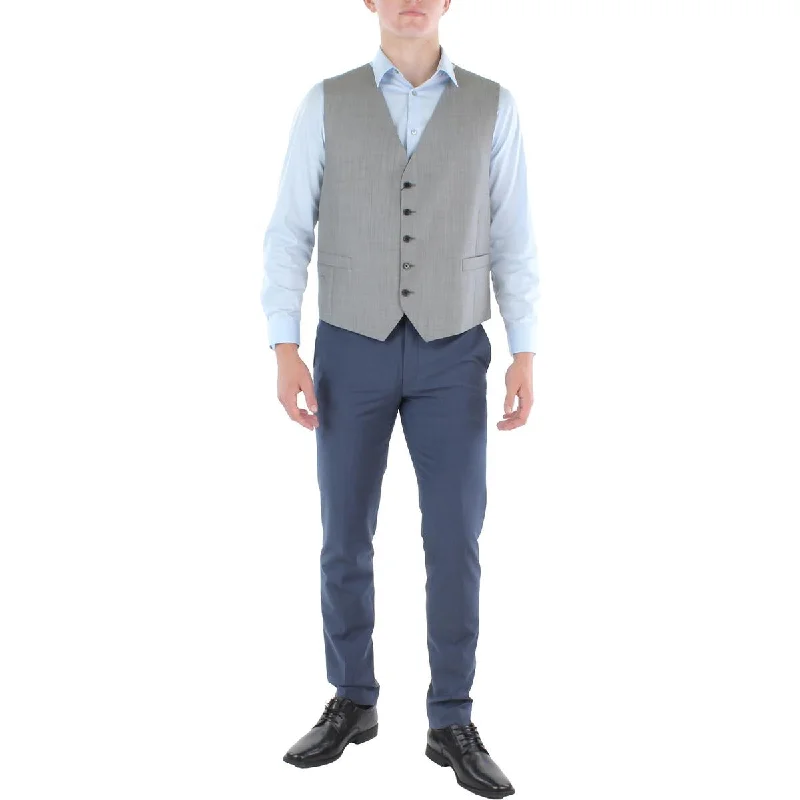 Super Sale Lauren Ralph Lauren Mens Wool Blend Classic Fit Suit Vest