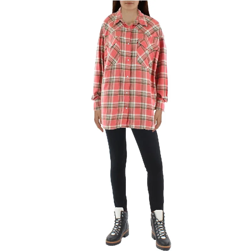 Today’s Deal Levi's Womens Plus Cotton Western Button-Down Top