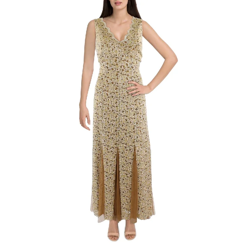 Exclusive Access Lovely Grace Womens Metallic Maxi Maxi Dress