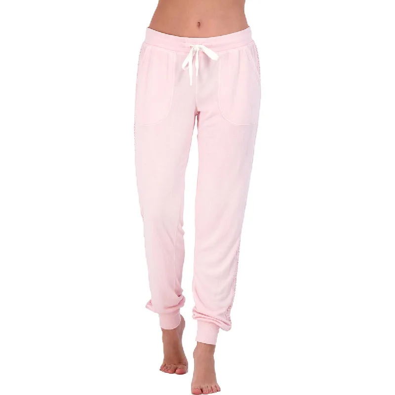 Exclusive Deal P.J. Salvage Sunset Hues Women's Crochet Trim Relaxed Fit Loungewear Pants