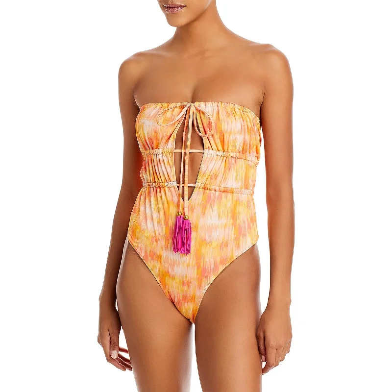 Best Bargains Ramy Brook Womens Printed  One-Piece Swimsuit