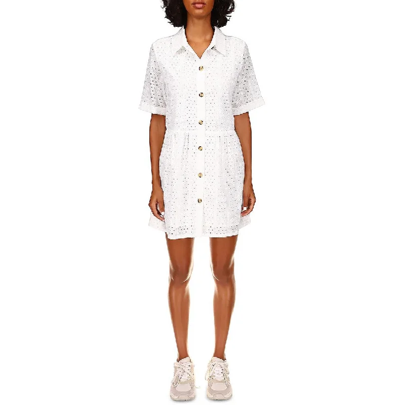 Today Only Sanctuary Womens Heirloom Collared Midi Shirtdress