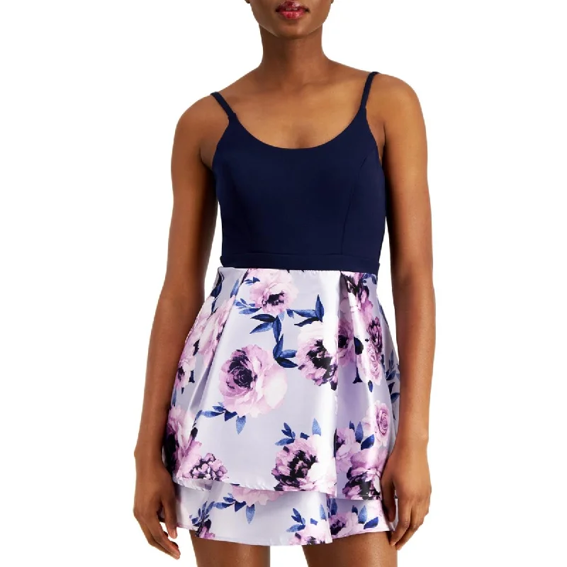 Major Savings Speechless Womens Pleated Mini Cocktail and Party Dress